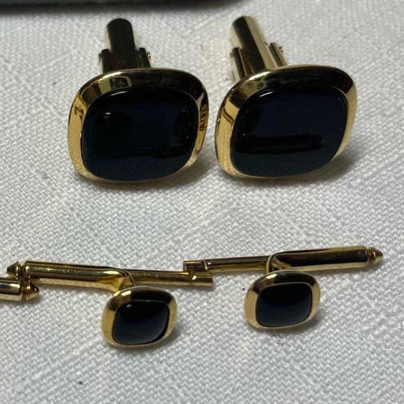 Vintage Cufflinks and button Set - Picture 6 of 8